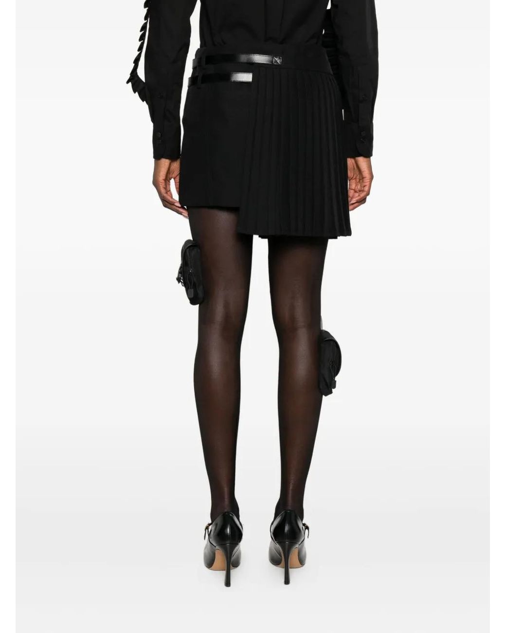 Coperni Gray Cargo Tights