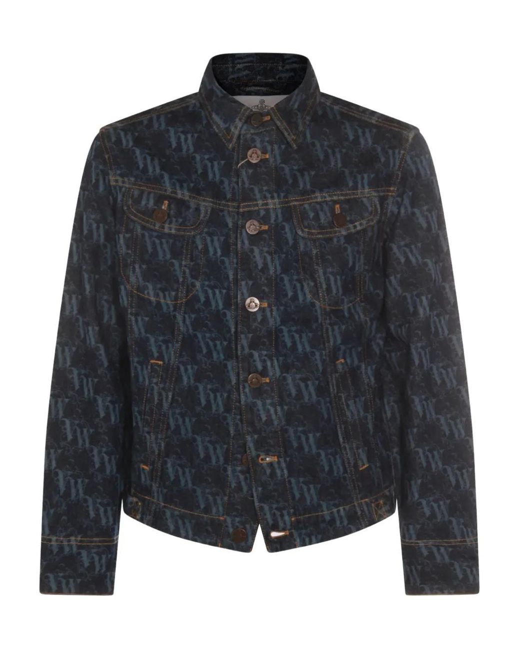Vivienne Westwood Blue Cotton Denim Jacket for men