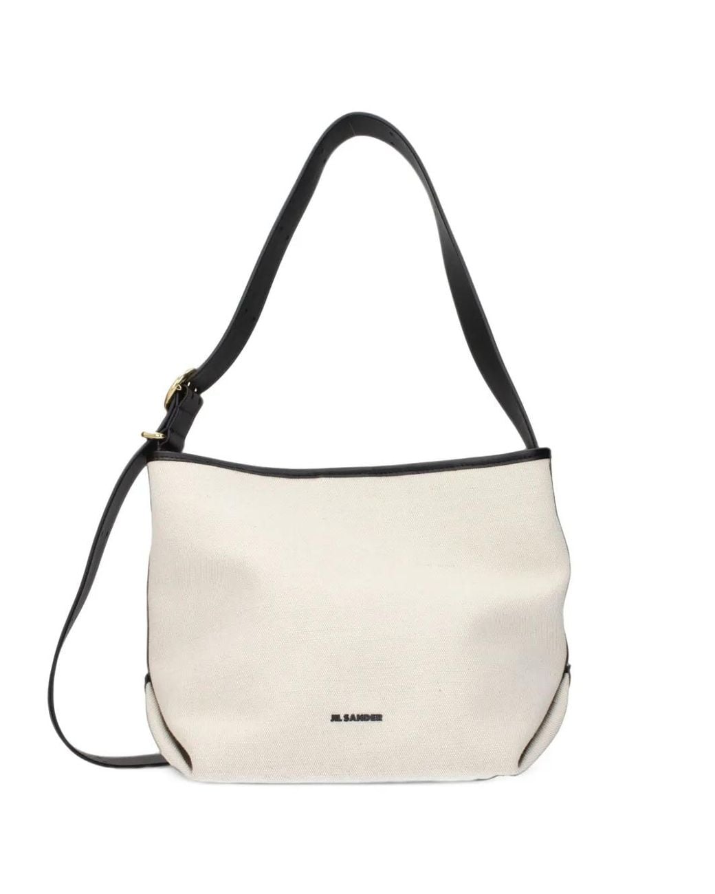 Jil Sander White Folded Shoulder Bag