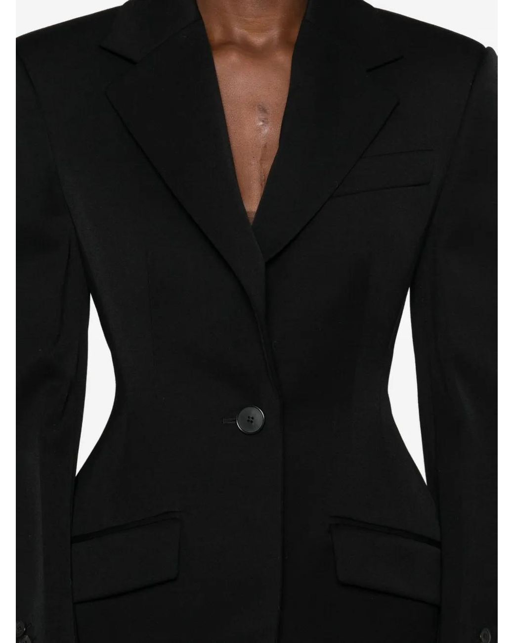 Chaqueta De Lana Con Botones Givenchy de color Black