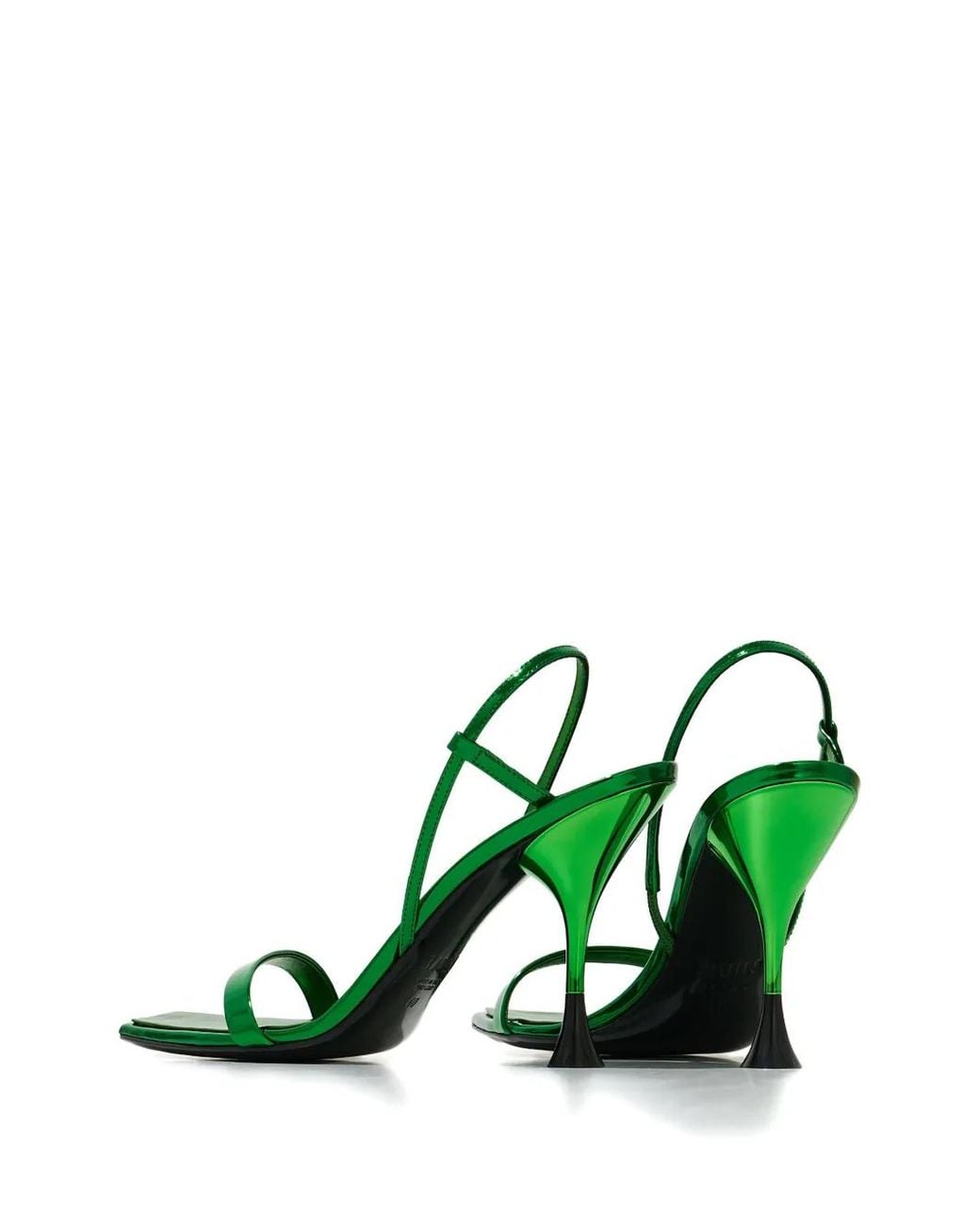 3Juin Green 95Mm Square-Toe Sandals