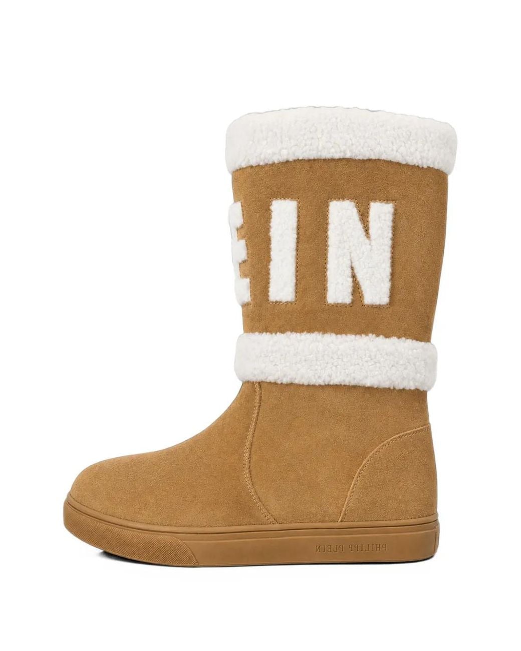 Philipp Plein Brown Suede Boots Montone Plein