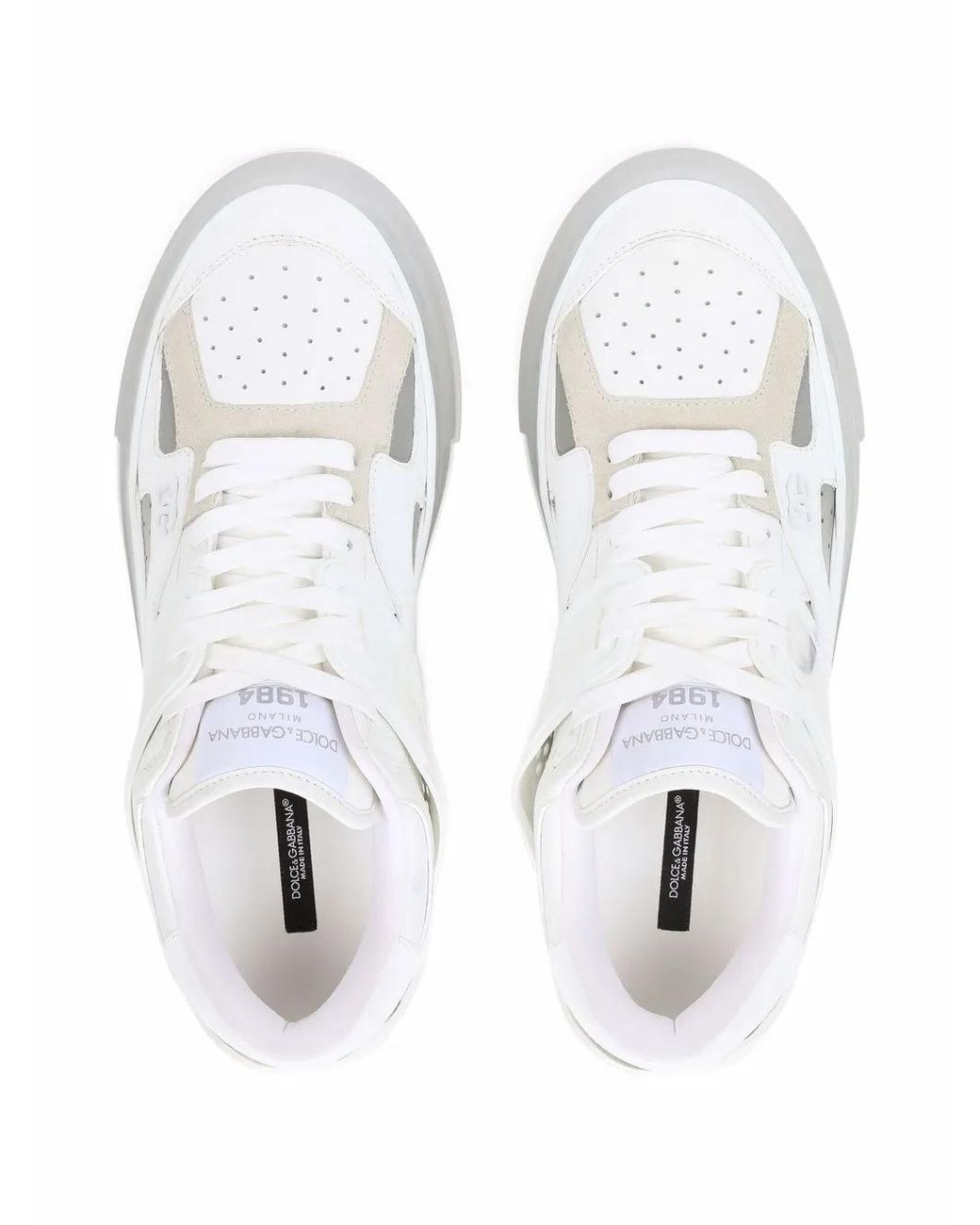 Dolce & Gabbana White Portofino Low-Top Sneakers for men