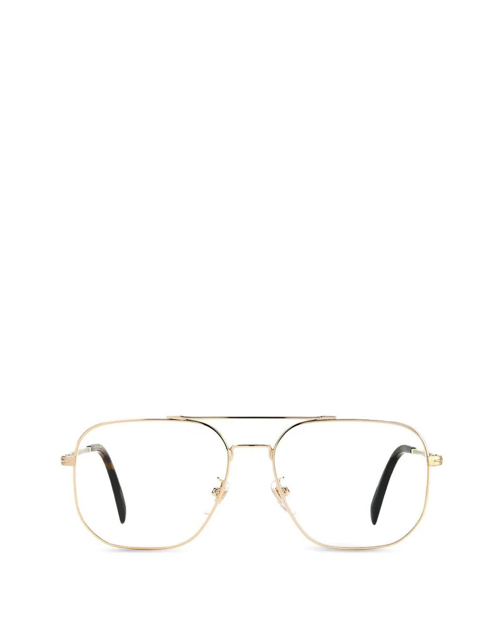 David Beckham Brille Mit Eckigem Gestell in White für Herren