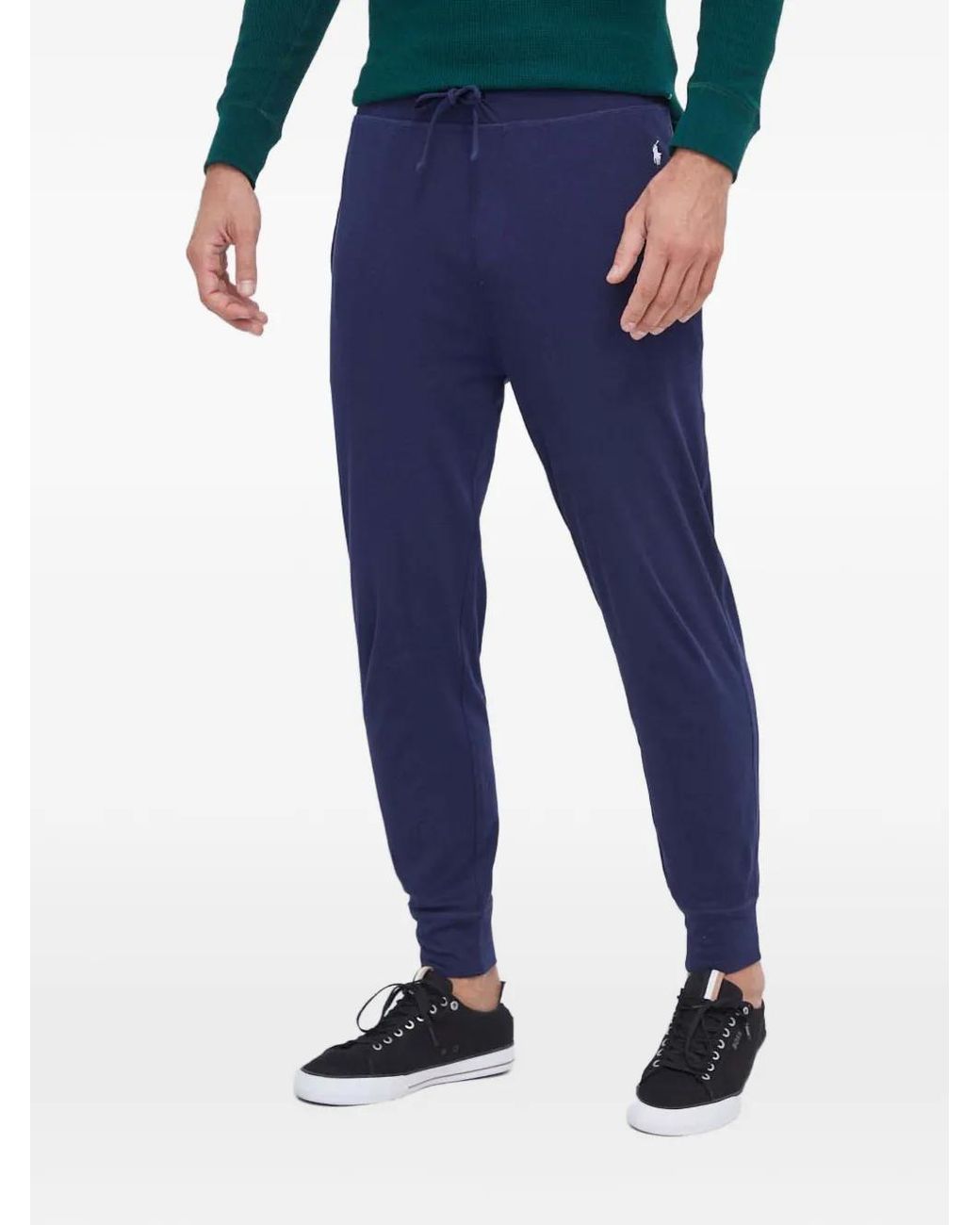 Polo Ralph Lauren Blue Logo-Detail Track Pants for men