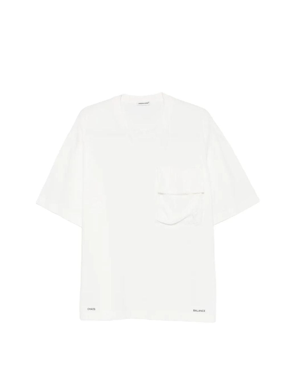 Undercover White Chest-Pocket T-Shirt for men