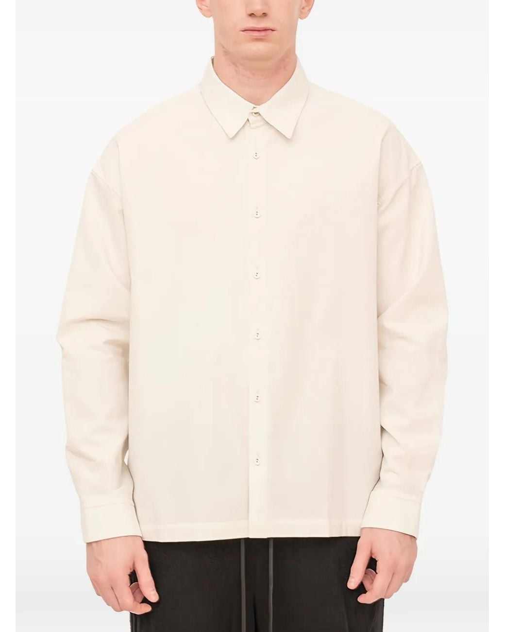 The Viridi-anne Button-Up Overhemd in het White voor heren