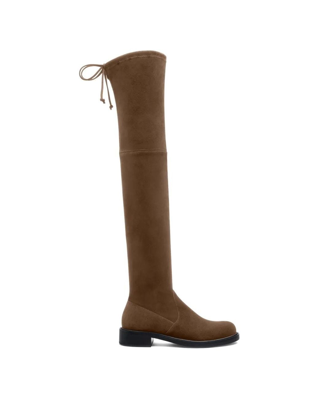 Stuart Weitzman Brown Giseleland Tie-Back Over-The-Knee Boots