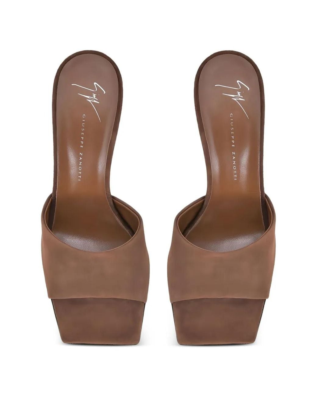 Giuseppe Zanotti Brown Solhene 85 Sandals