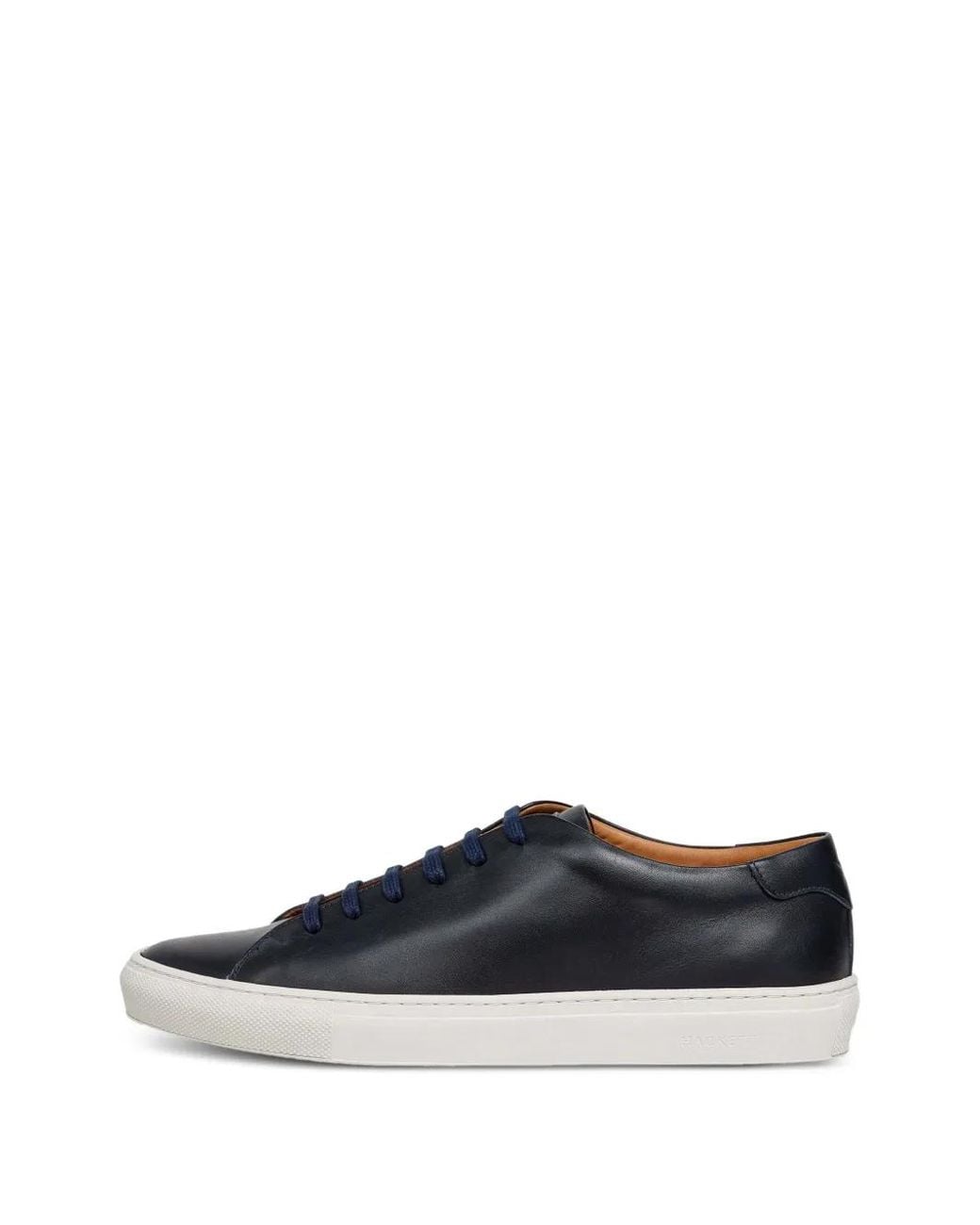Hackett Blue Idol Derby Lace-Up Leather Sneakers for men
