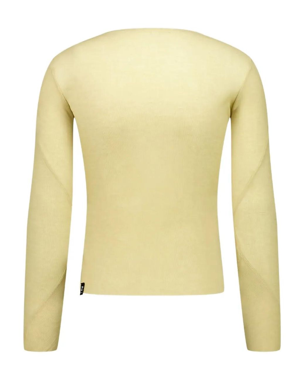 JORDANLUCA Yellow Blues Long-Sleeve Top