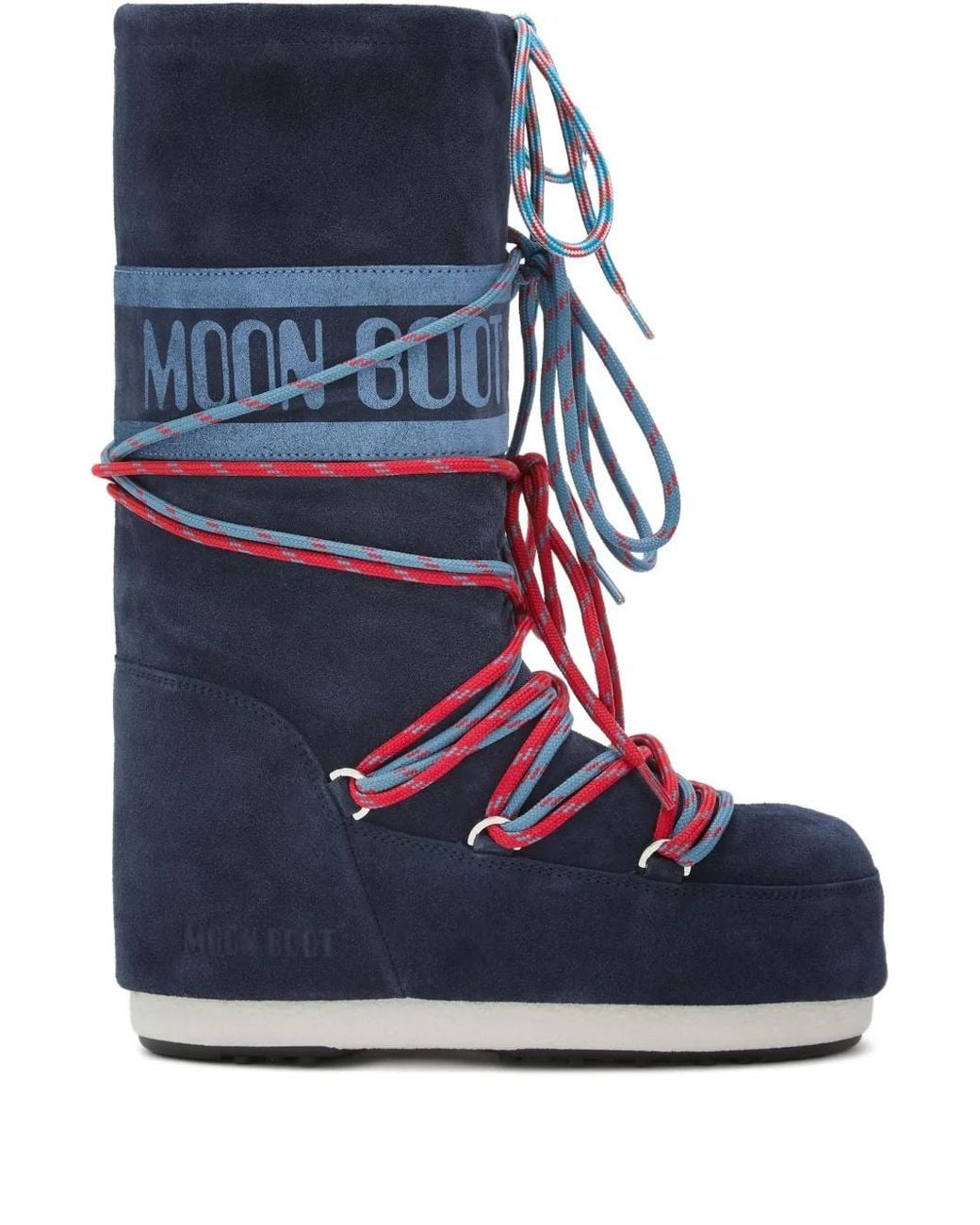 Moon Boot Blue Mb Icon Suede Lac