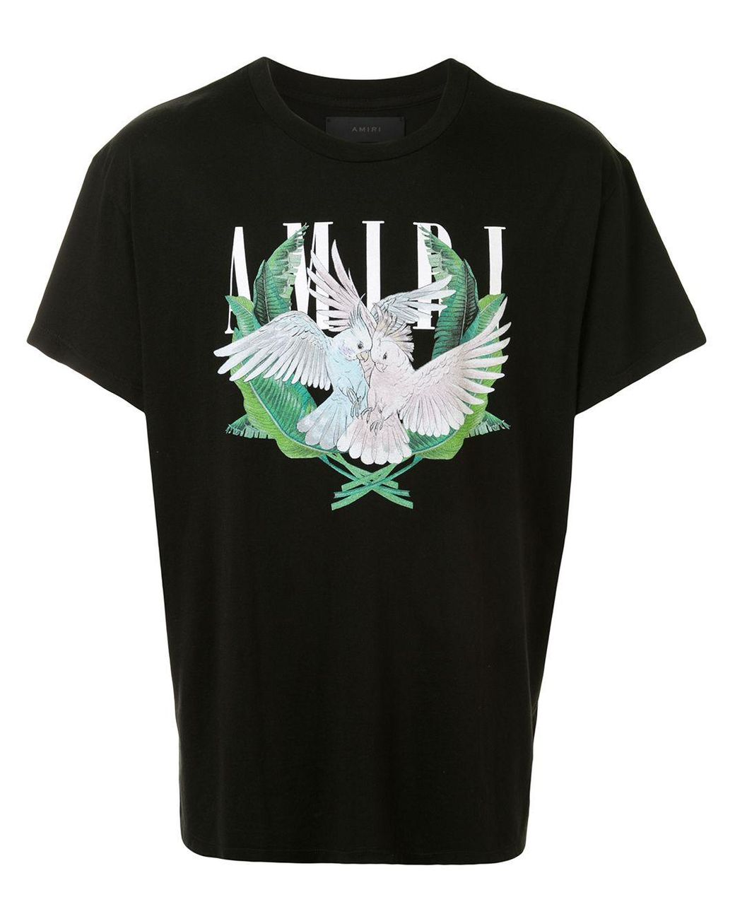 Amiri Bird Couple Print T-shirt in Black for Men | Lyst UK