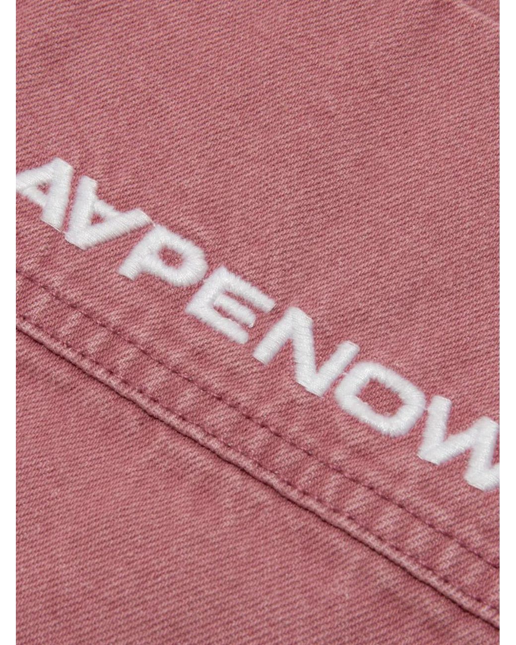 Aape By A Bathing Ape Pink Patch Pocket Shirt for men