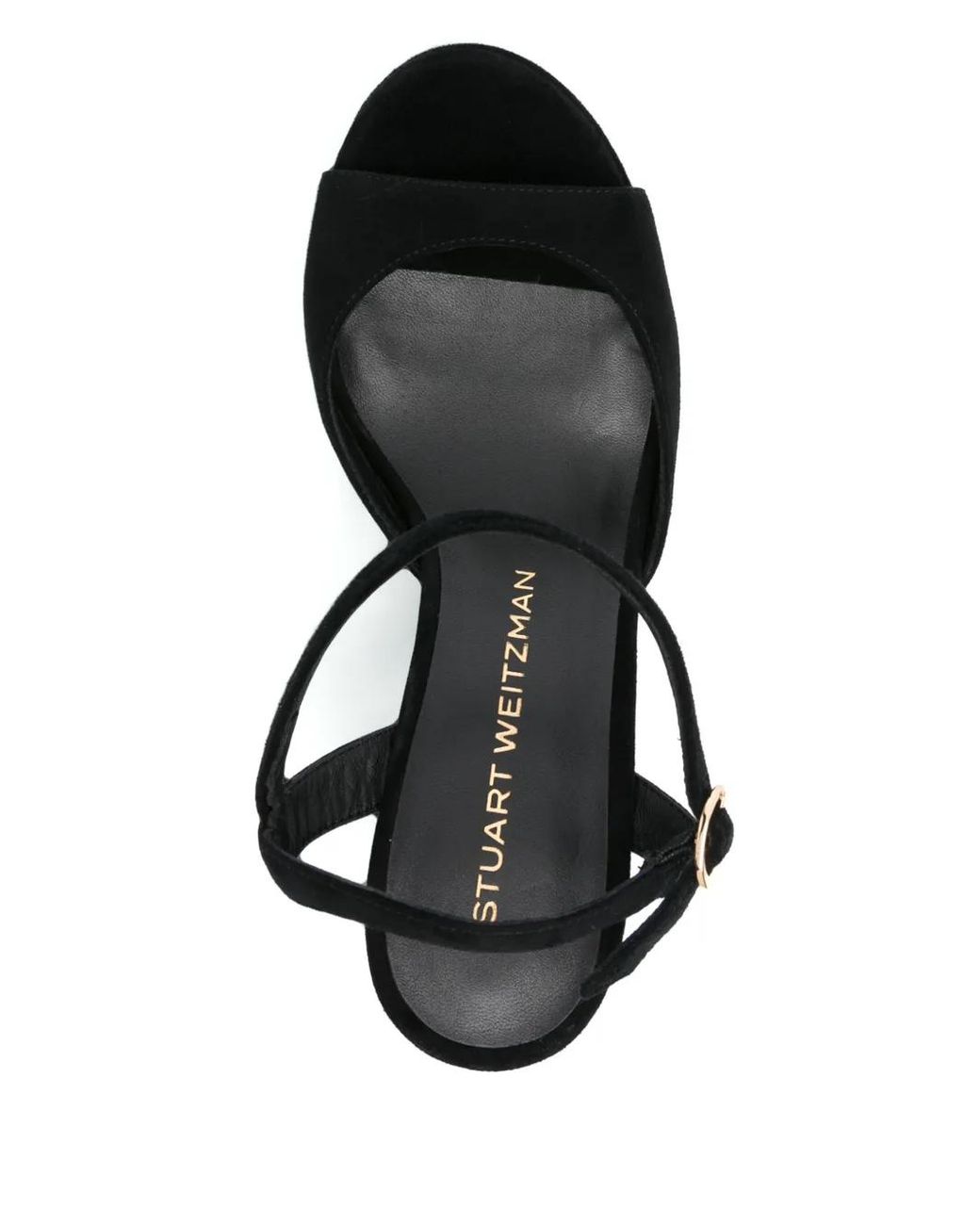 Stuart Weitzman Black Dayna Ii Sandals