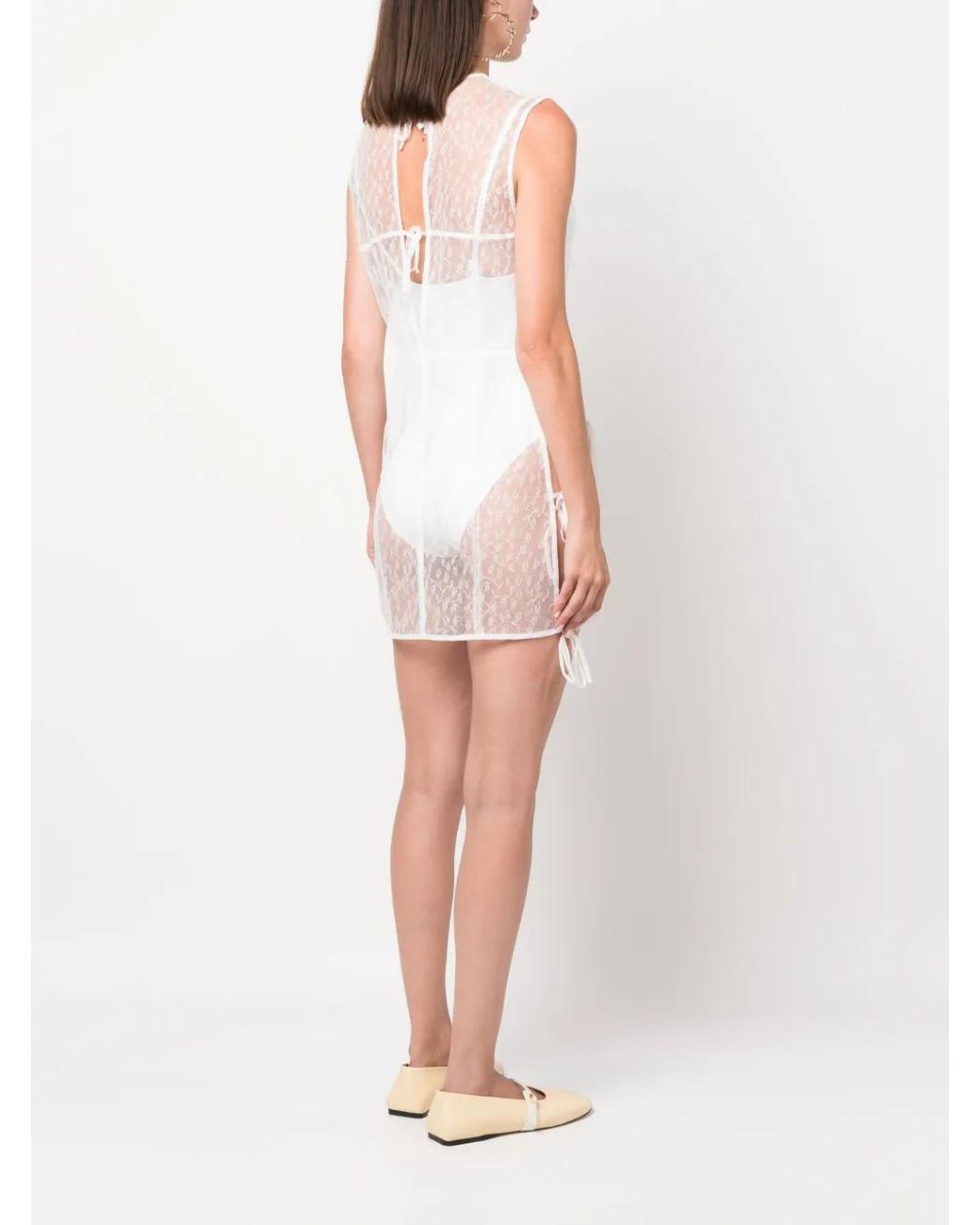 Jacquemus White La Robe Minidress