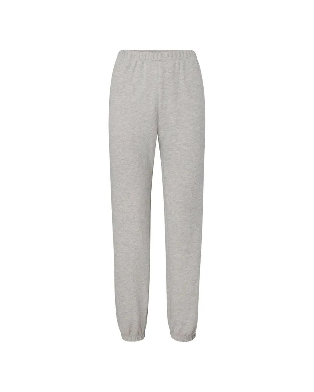ÉTERNE Gray Elasticated Track Pants