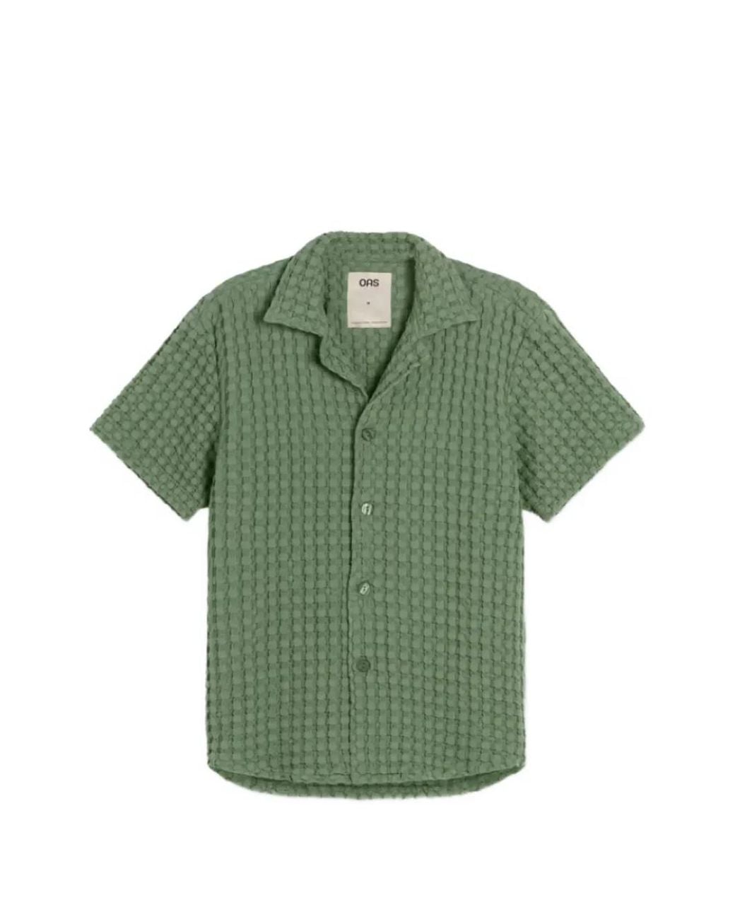 Oas Green Short-Sleeve Shirt for men
