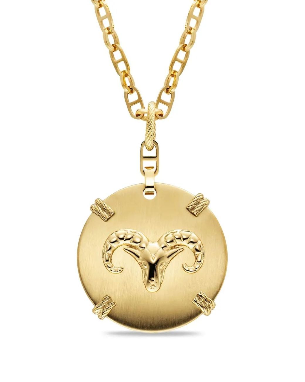 Charriol Metallic Zodiac Aries Necklace