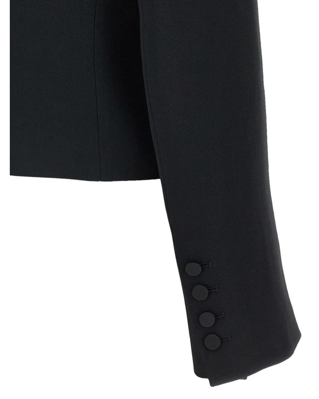 Ermanno Scervino Blue Double-Breasted Tuxedo Blazer