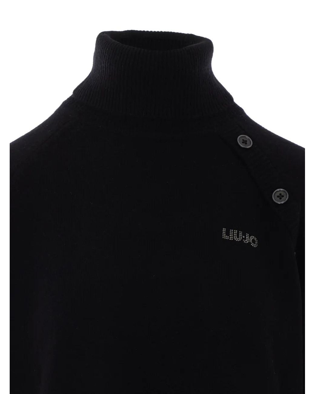 Liu Jo Blue Pull À Col Roulé