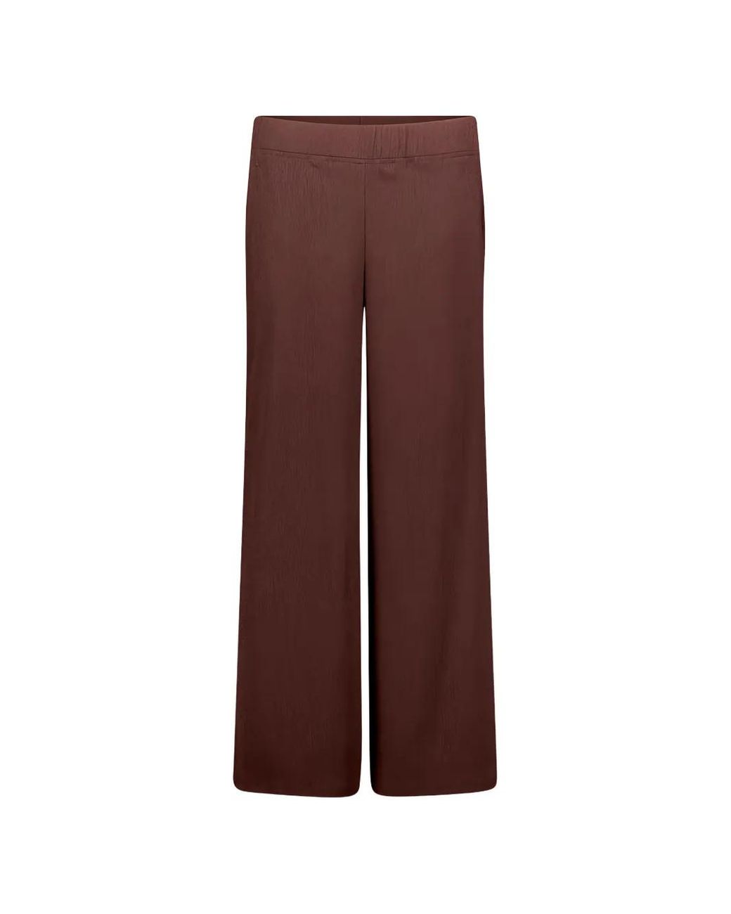 Betty Barclay Brown Elasticated Cropped Trousers