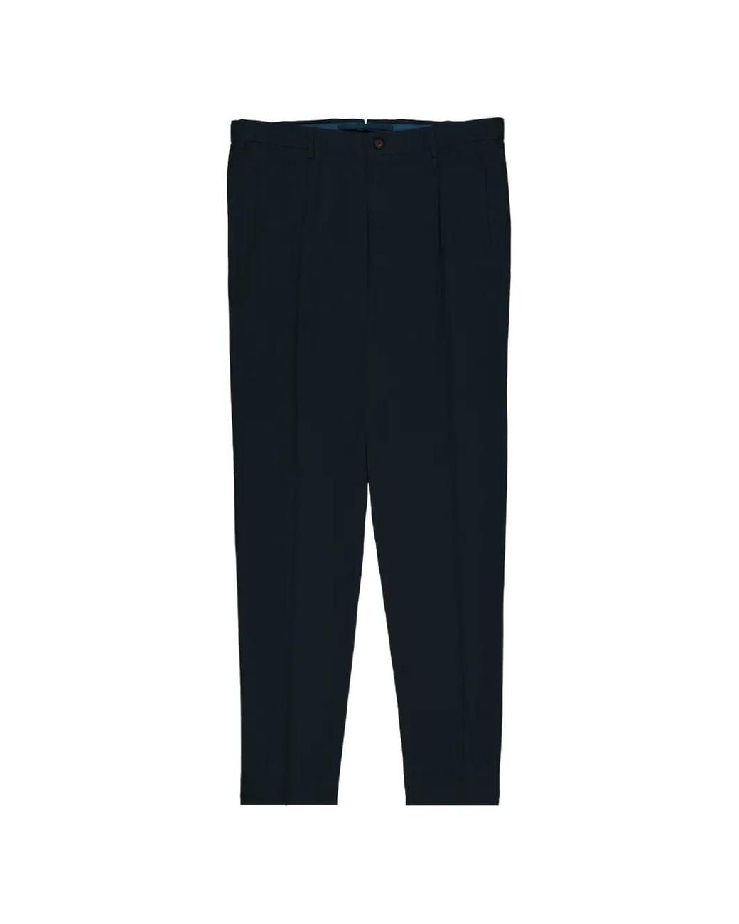 Slowear Blue Pleat Trousers for men