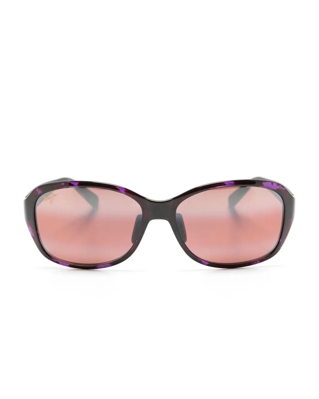 Maui Jim Pink Koki Beach Round-Frame Sunglasses