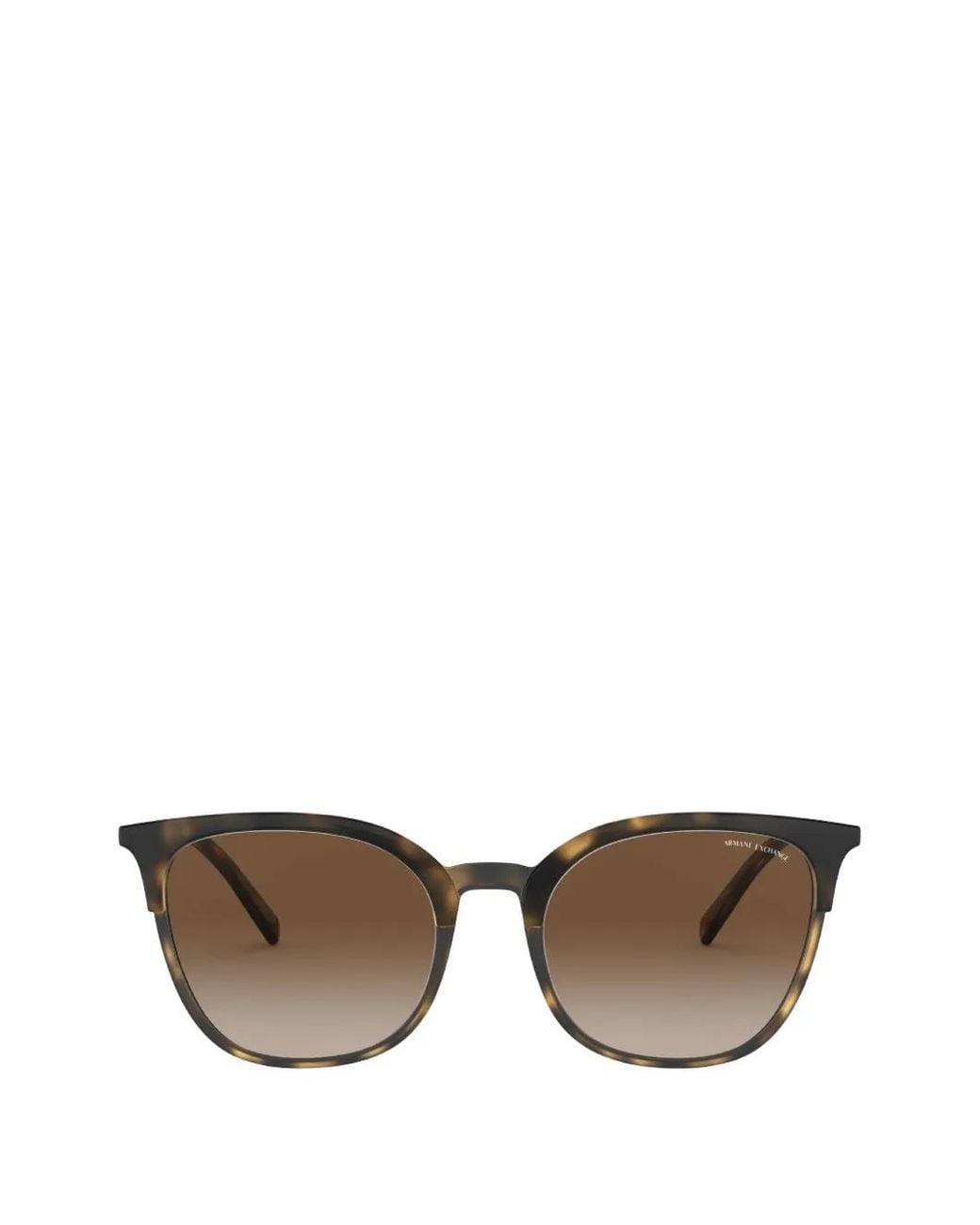 ARMANI EXCHANGE Multicolor Tortoiseshell-Effect Square-Frame Sunglasses