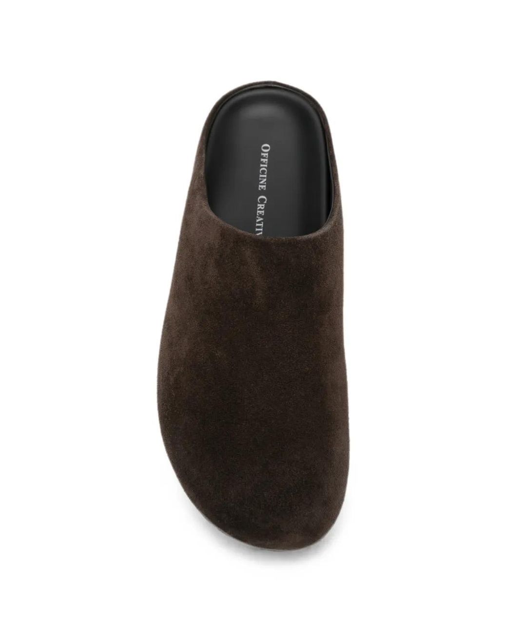 Officine Creative Brown Babouche 101 Suede Mules for men