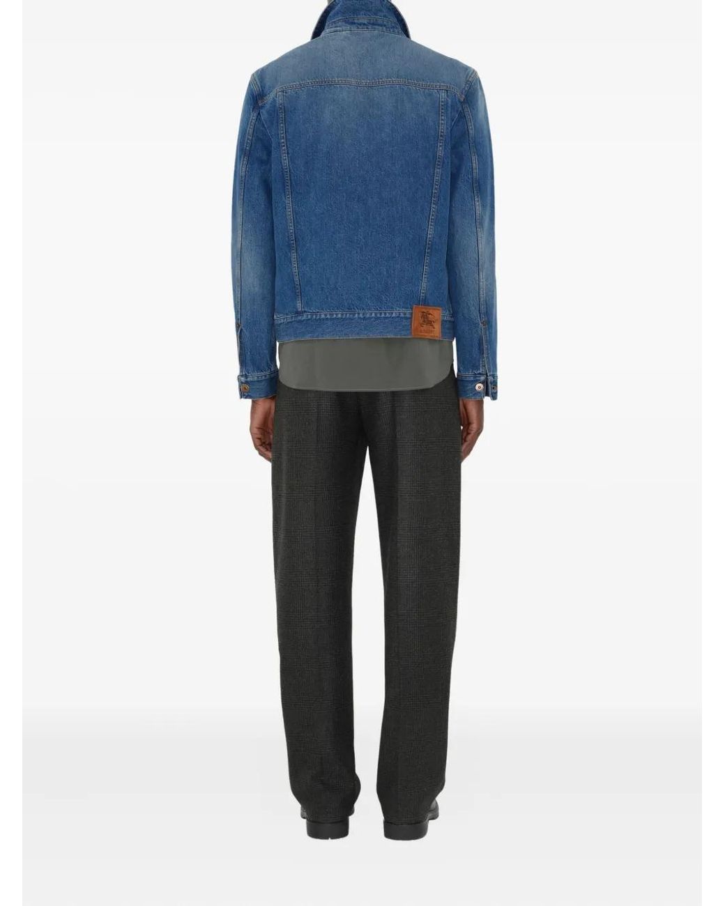 Burberry Blue Denim Jacket for men