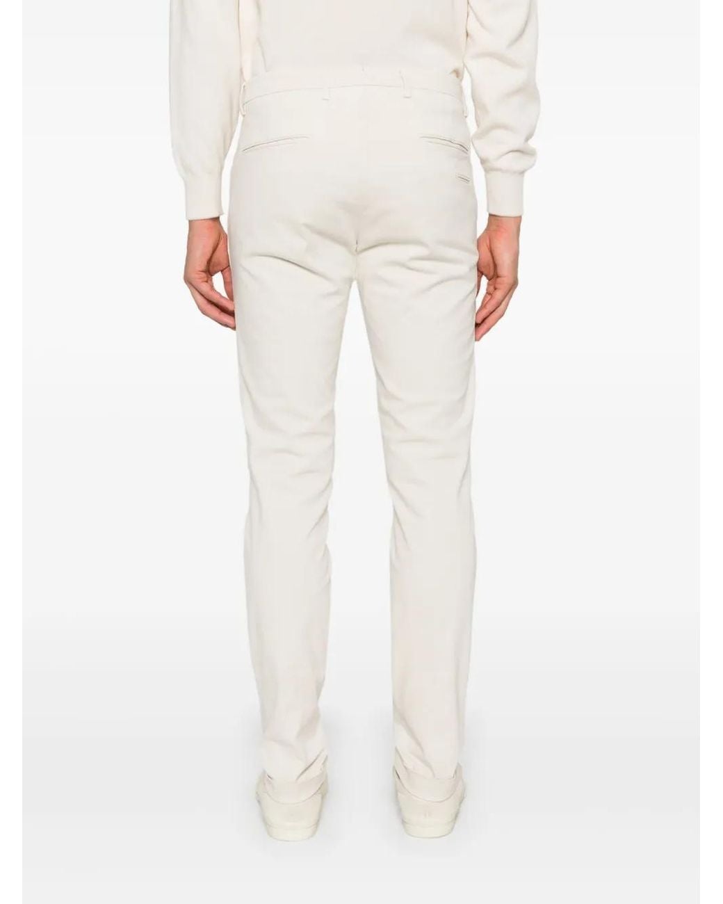 Briglia 1949 White Tapered Chinos for men
