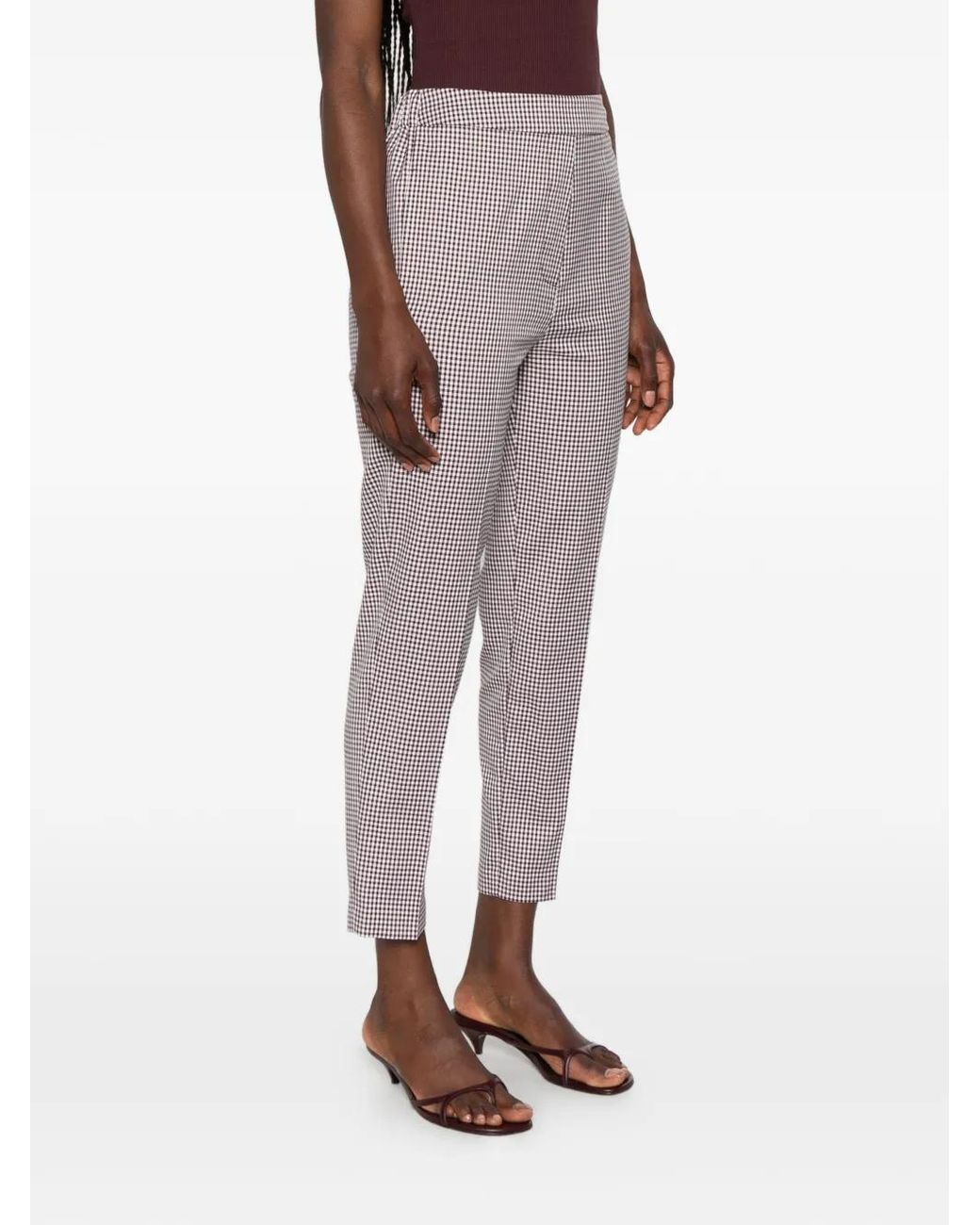 Carla G Gray Checked Trousers
