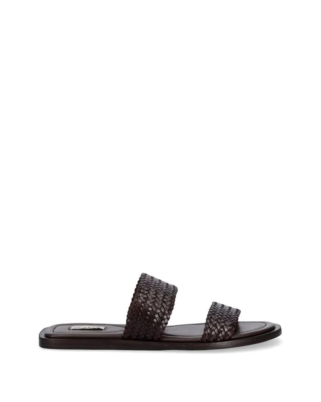 Gant White Woven Double-Strap Sandals