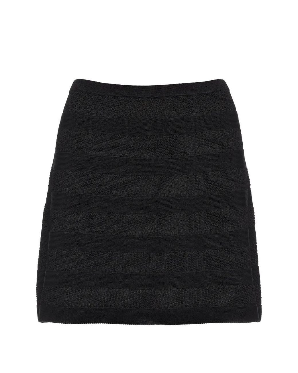 Eres Intervalle Pointelle Gebreide Mini-Rok in het Black