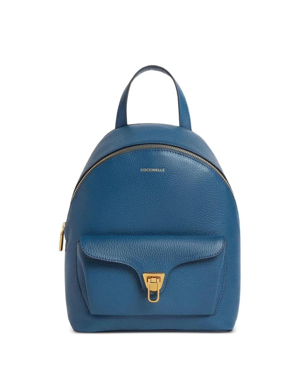 Coccinelle Blue Small Beat Generation Backpack