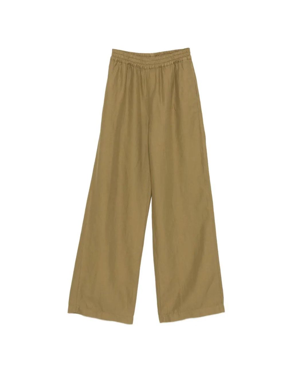 Aspesi Green Elasticated-Waist Trousers