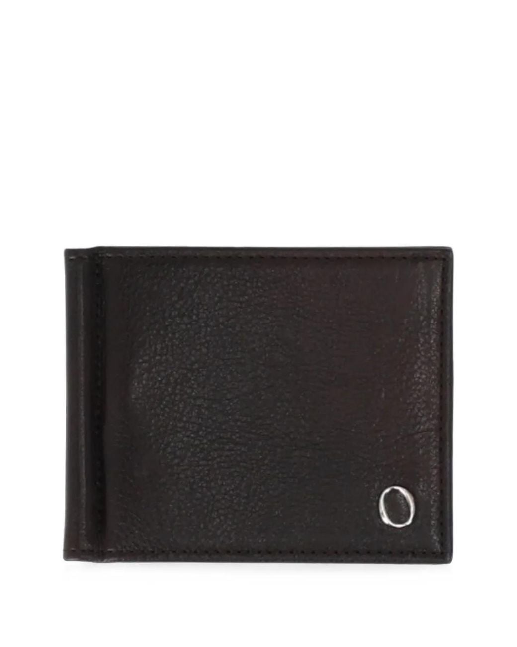 Orciani Black Lagoon Leather Wallet for men