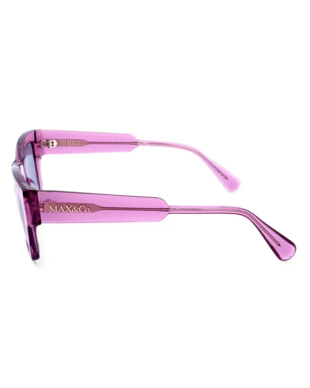 MAX&Co. Purple Rectangle-Frame Sunglasses