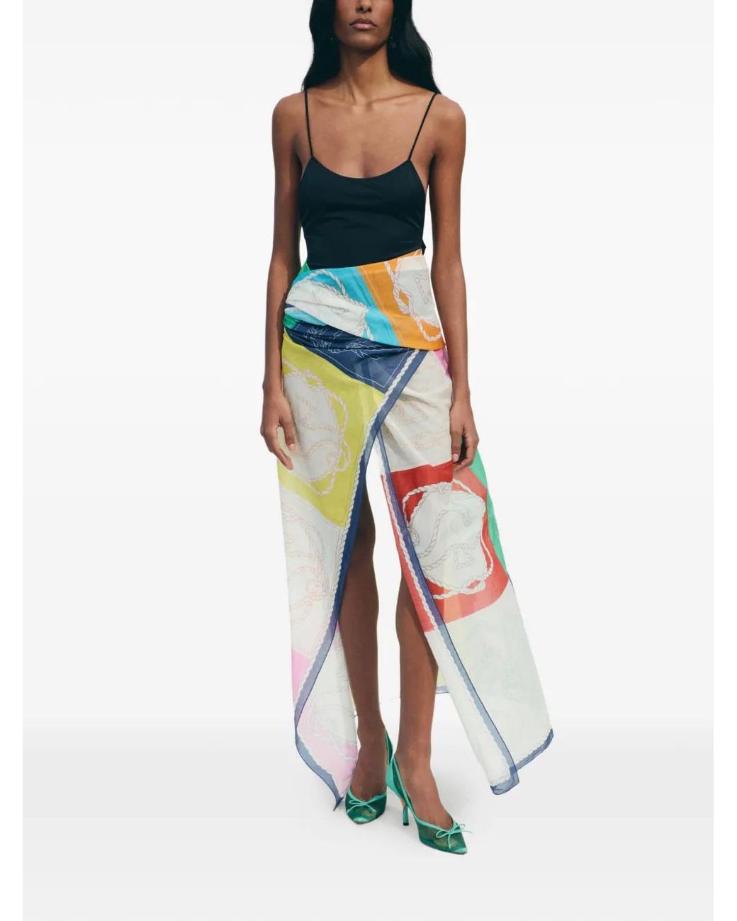 Jacquemus Green Paréo The Hippocampe