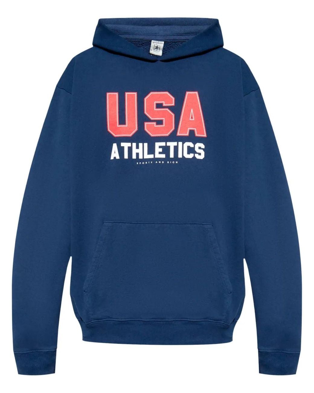 Sporty & Rich Blue Usa Athletics Hoodie