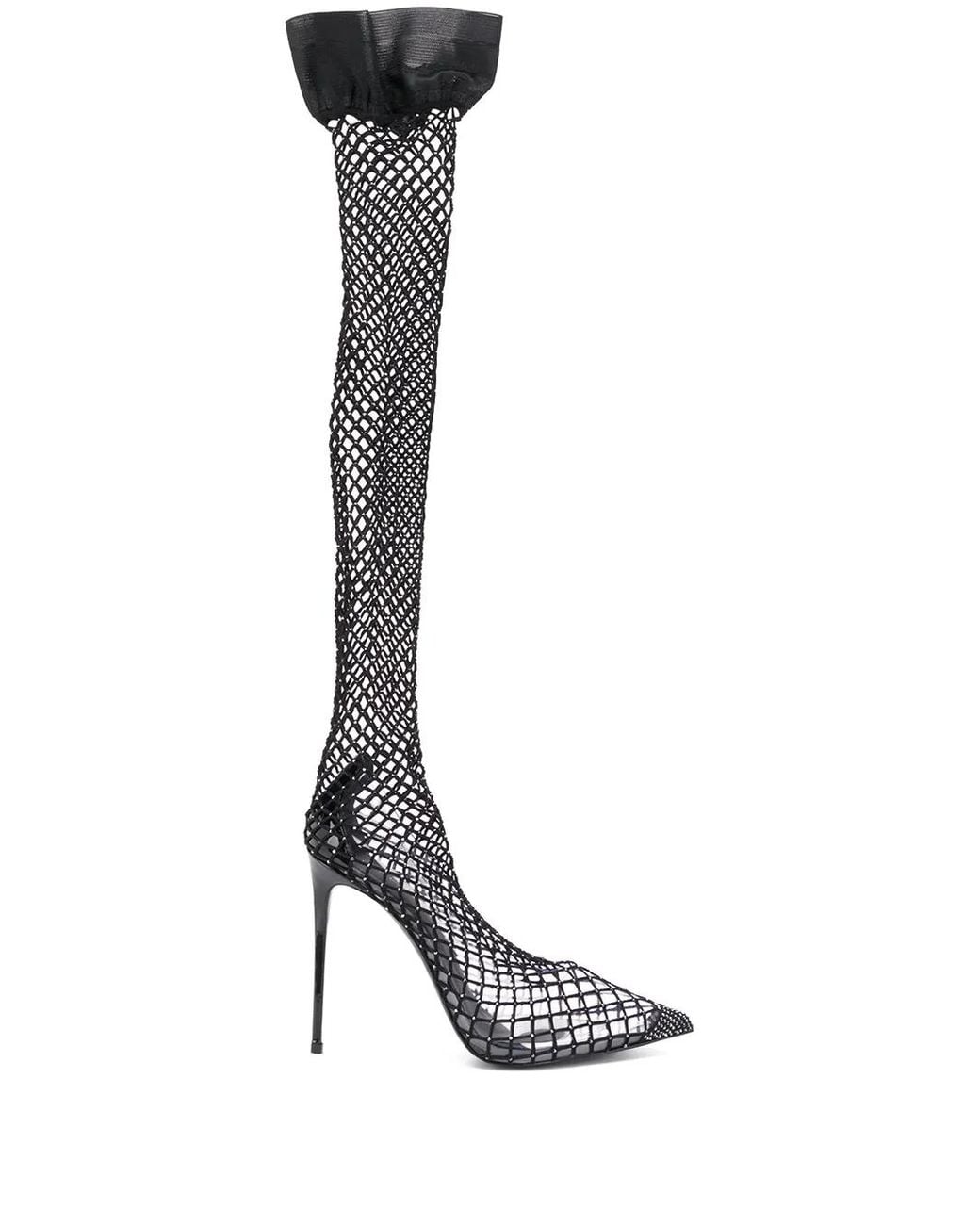 Le Silla White Gilda Over-The-Knee Boots
