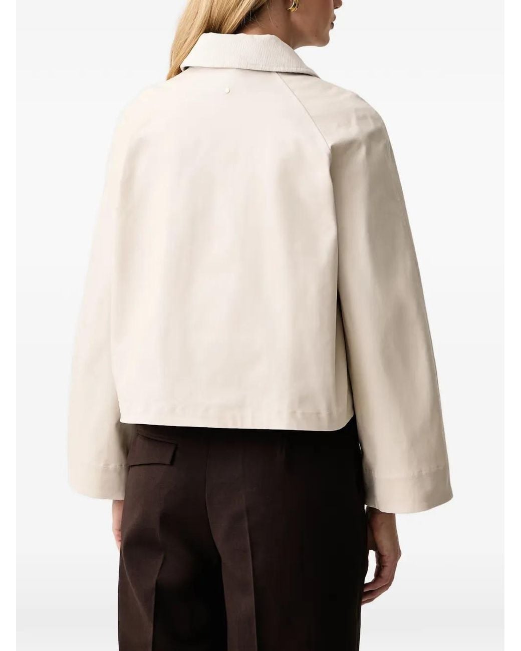 ARMANI EXCHANGE Natural Veste Crop À Boutonnière