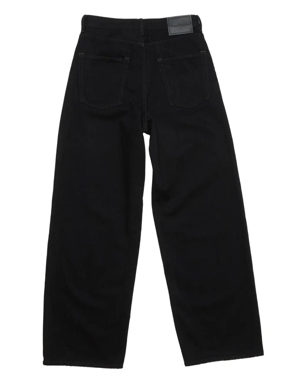 Acne Gray Logo-Patch Jeans