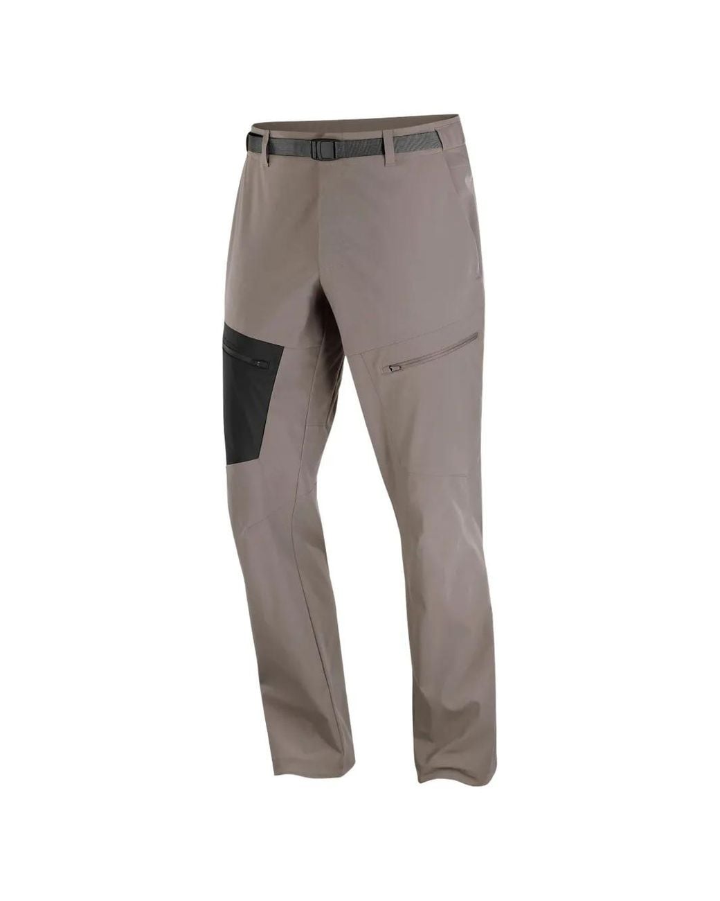 Salomon Gray Pantalon Ceinturé À Empiècements for men