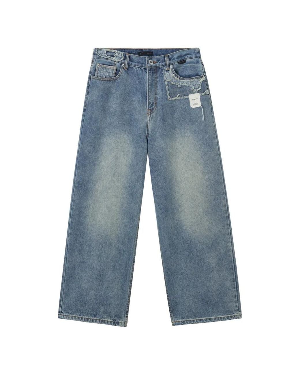 Jean À Effet Usé FIVE CM pour homme en coloris Blue
