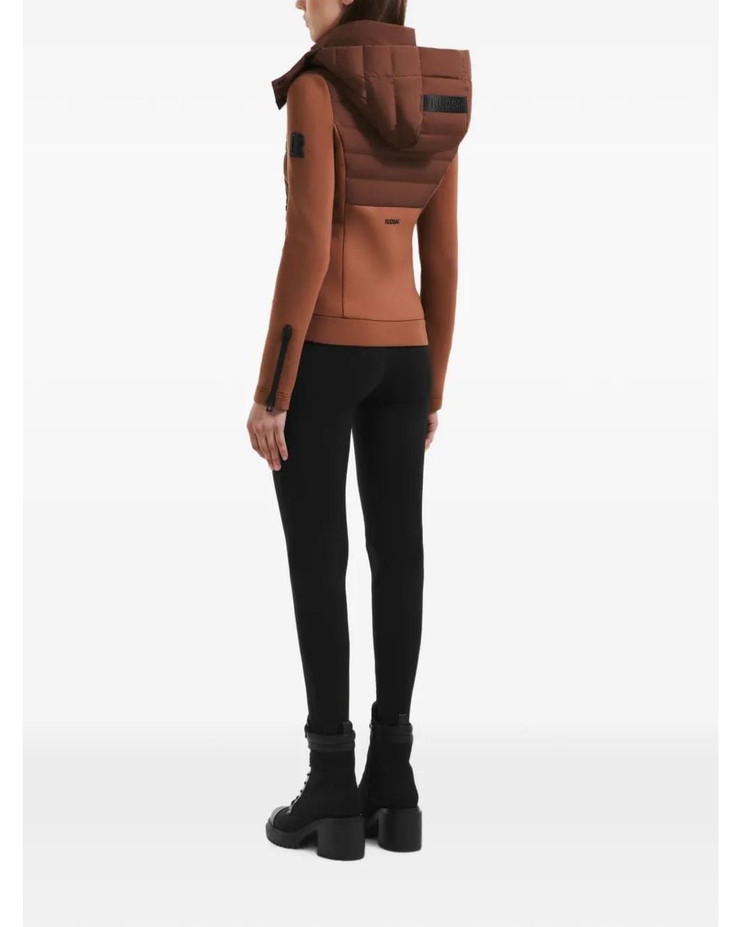 Rudsak Brown Mabs Hooded Puffer Jacket
