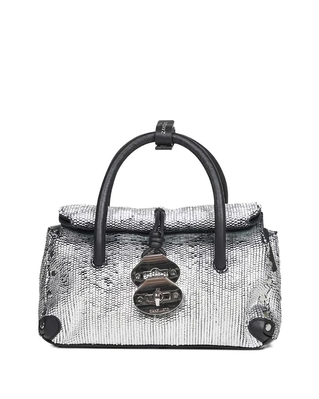 Zanellato Metallic Turn-Lock Tote Bag
