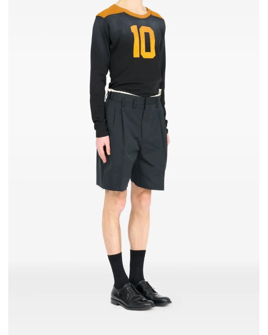 Maison Margiela Gray Tailored Shorts for men