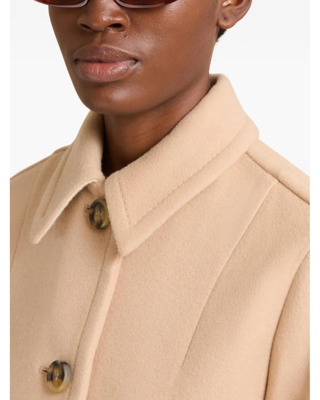 Marni Natural Buttoned Jacket